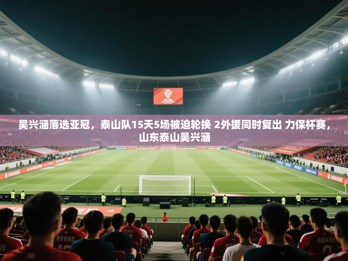 吴兴涵落选亚冠,泰山队15天5场被迫轮换 2外援同时复出 力保杯赛,山东泰山吴兴涵 第2张